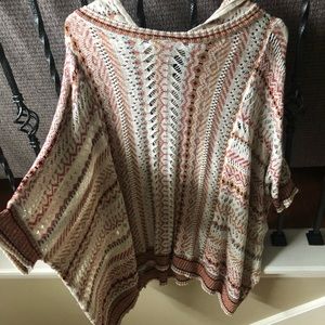 WORN ONCE!! Forever 21 Sweater/poncho!